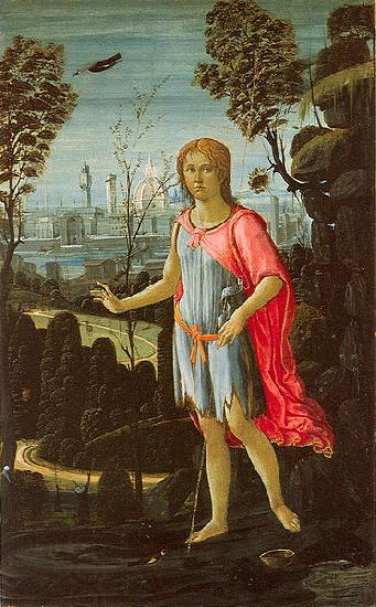 JACOPO del SELLAIO Saint John the Baptist Jacopo del Sellaio China oil painting art
